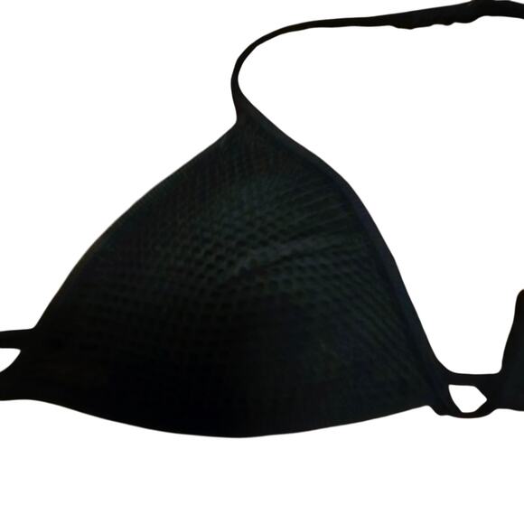 Victoria's secret black mesh bikini top size small - Picture 2 of 4